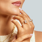 Azalea Customizable Lab Grown Diamond Engagement Ring - Carter's Collective Fine Jewelry