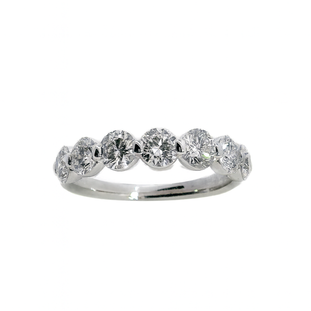 Shared Prong Diamond Anniversary Band, 2.31 CTTW - Carter's Collective Fine Jewelry