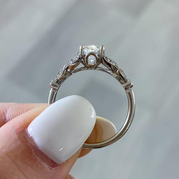 Previously Loved Lab Grown Oval Diamond Engagement Ring (Sold As Is)