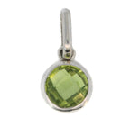 Mini Peridot Bezel Charm - Carter's Collective Fine Jewelry