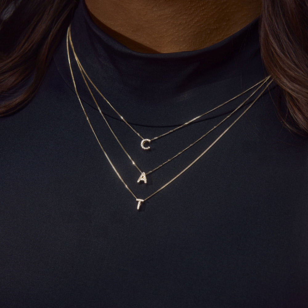 
                  
                    Diamond Initial Slider Charm, 0.04cttw - Carter's Collective Fine Jewelry
                  
                