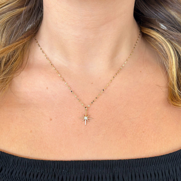 North Star Diamond Necklace