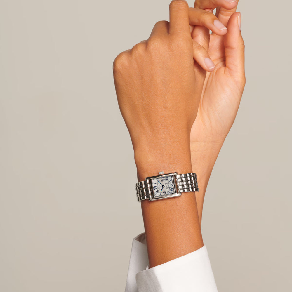 
                  
                    Longines "Mini Dolcevita" Watch with Silver "Flinqué" Dial, 29mm - Carter's Collective Fine Jewelry
                  
                