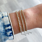 Lab Grown Floating Diamond Tennis Bracelet, 2 CTTW - Carter's Collective Fine Jewelry