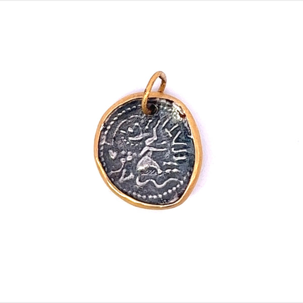 Handmade Harvest Coin Charm