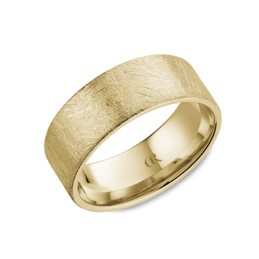 Men’s Diamond Brush Finish Wedding Band - Carter's Collective Fine Jewelry