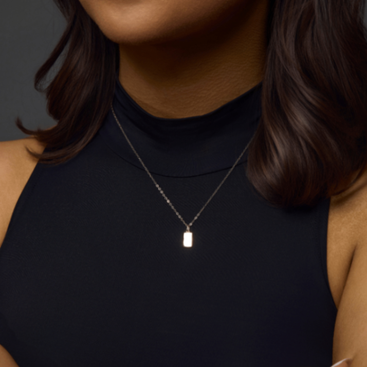 Petite Engravable Tag Charm - Carter's Collective Fine Jewelry