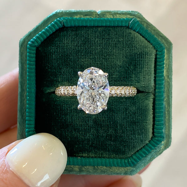 Willow Oval Lab Grown Diamond Engagement Ring