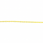 Yellow Gold Mini Alternating Link Chain Necklace - Carter's Collective Fine Jewelry