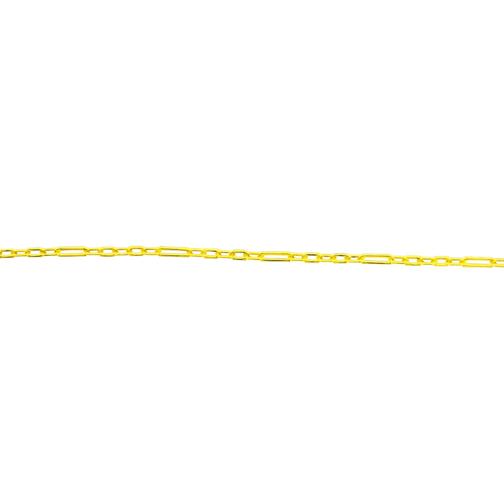 Yellow Gold Mini Alternating Link Chain Necklace - Carter's Collective Fine Jewelry