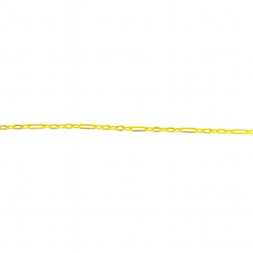 Yellow Gold Mini Alternating Link Chain Necklace - Carter's Collective Fine Jewelry