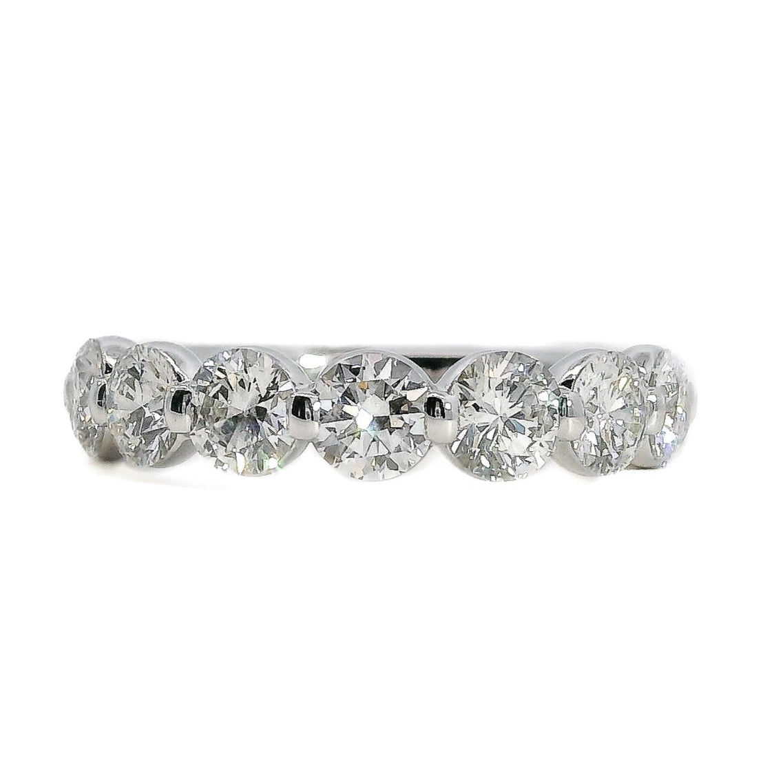 Shared Prong Diamond Anniversary Band, 2.31 CTTW - Carter's Collective Fine Jewelry