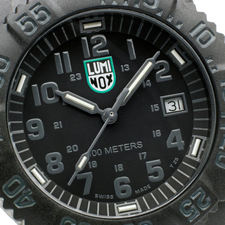 Luminox Lite Collection Sea Lion Grey & Black Watch with Rubber Strap - Carter's Collective Fine Jewelry