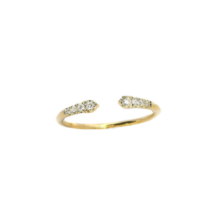 Open Diamond Stackable Band, 0.10 CTTW - Carter's Collective Fine Jewelry
