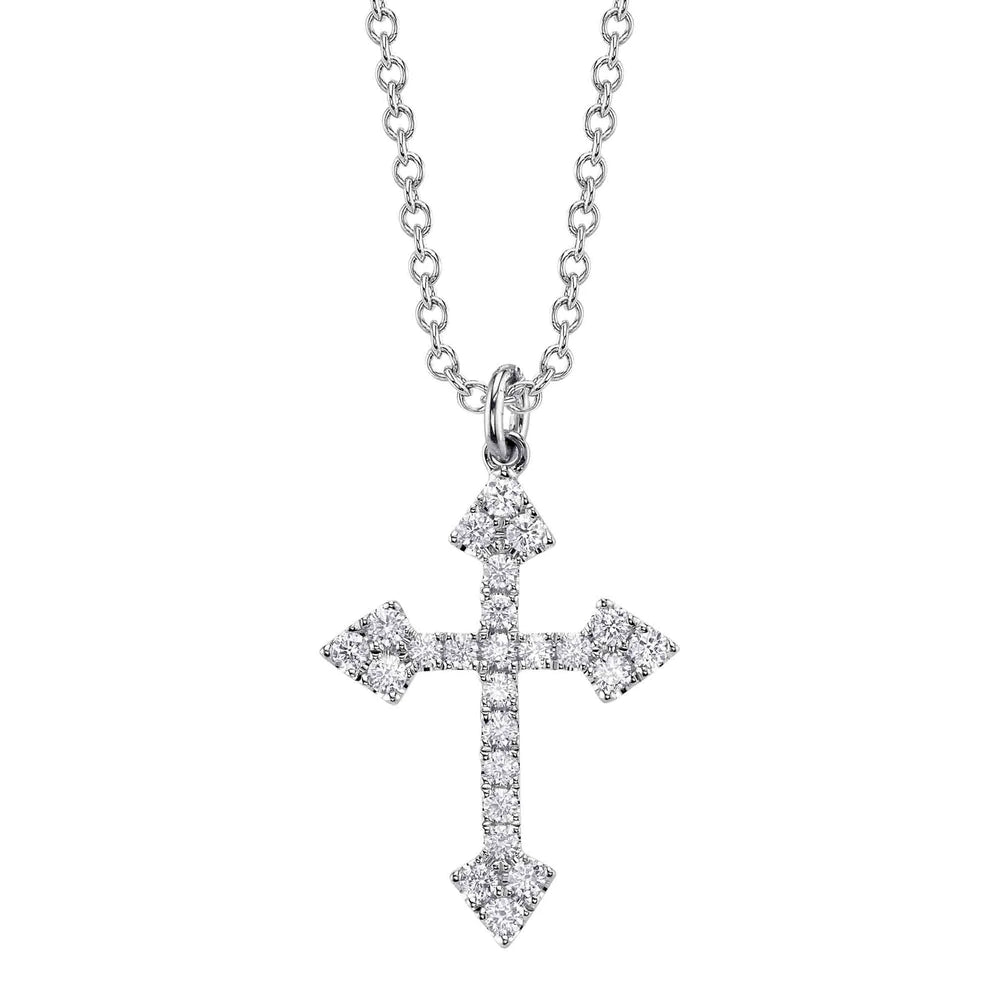 Diamond Cross Necklace, 0.38 CTTW - Carter's Collective Fine Jewelry