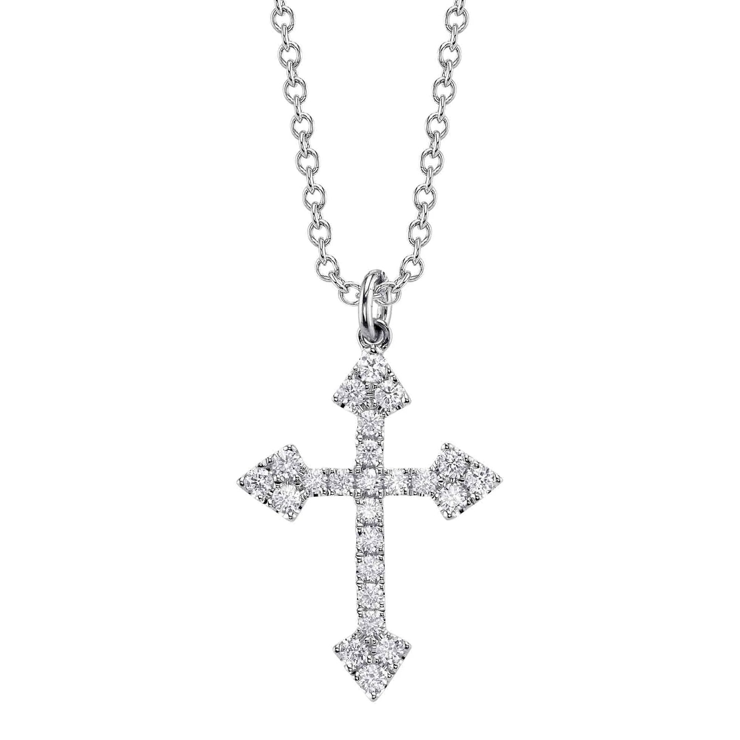Diamond Cross Necklace, 0.38 CTTW - Carter's Collective Fine Jewelry