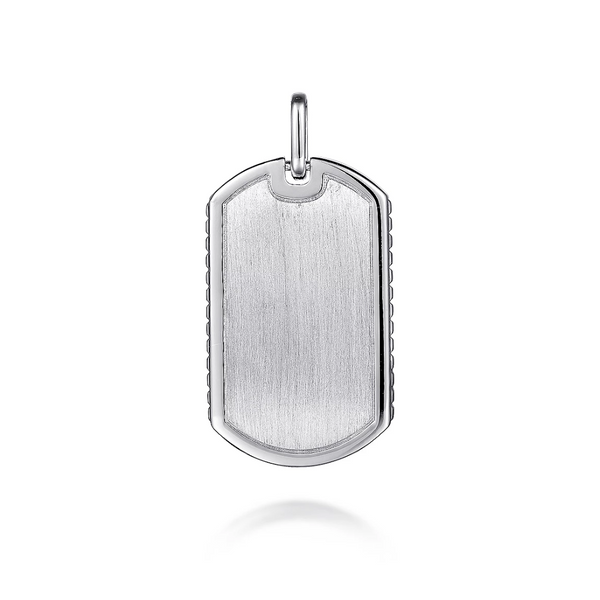 Sterling Silver Dog Tag Pendant