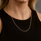 Rolo Split Chain Necklace, 20 Inches - Carter's Collective Fine Jewelry