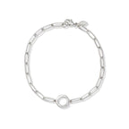 Paper Clip Chain Story Catcher Charm Bracelet - Carter's Collective Fine Jewelry