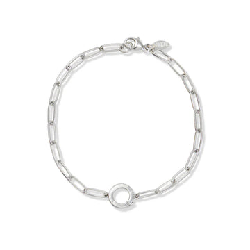 Paper Clip Chain Story Catcher Charm Bracelet - Carter's Collective Fine Jewelry