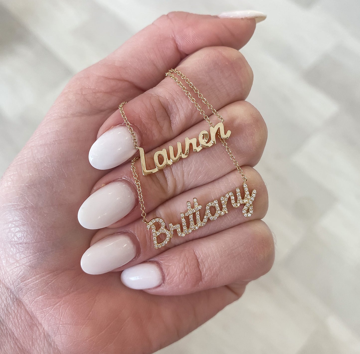 Lauren Script Name Necklace