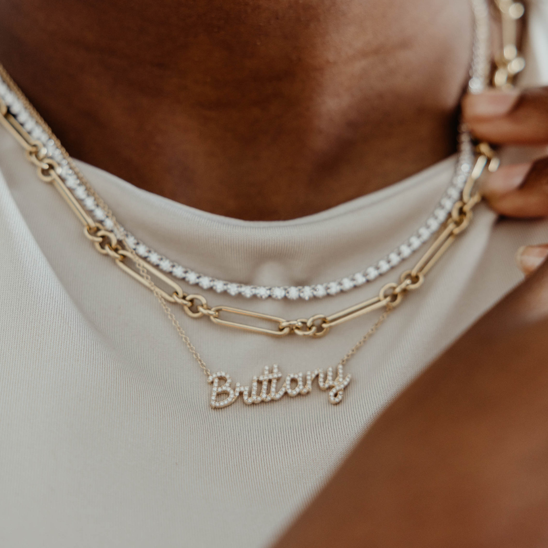 Lauren Script Name Necklace