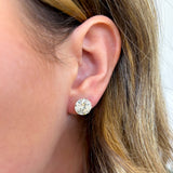 Natural Diamond Stud Earrings, 8.10 CTTW