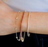 Ruby Tennis Bracelet