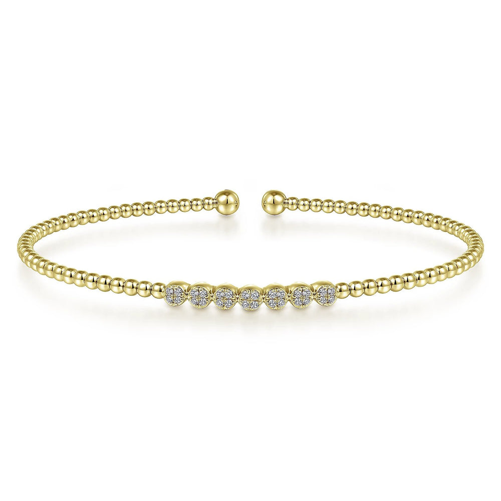 Mosaic Diamond Station Bujukan Bangle Bracelet