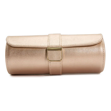 Palermo Double Watch Roll with Jewelry Pouch - Rose - Carter's Collective Fine Jewelry