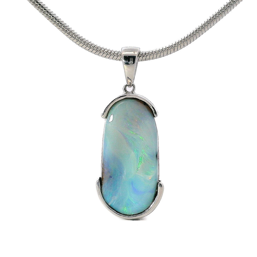 Australian Boulder Opal Pendant - Carter's Collective Fine Jewelry