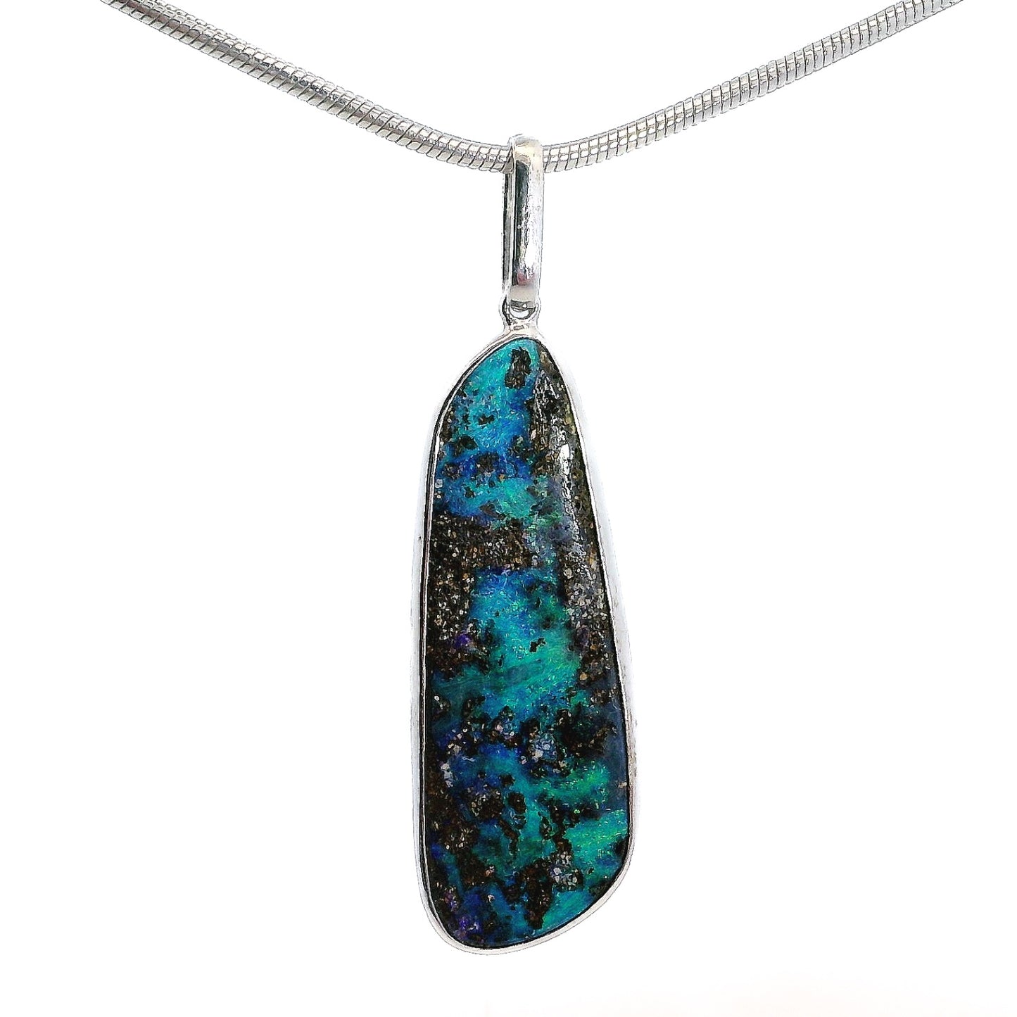 Australian Boulder Opal Pendant - Carter's Collective Fine Jewelry