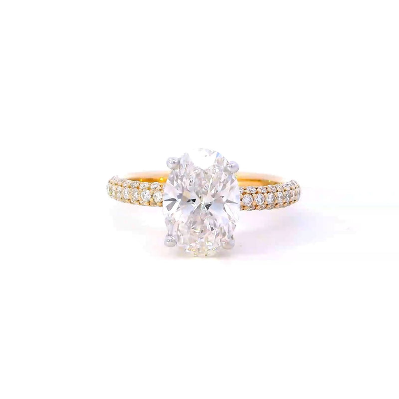 Willow Oval Lab Grown Diamond Engagement Ring