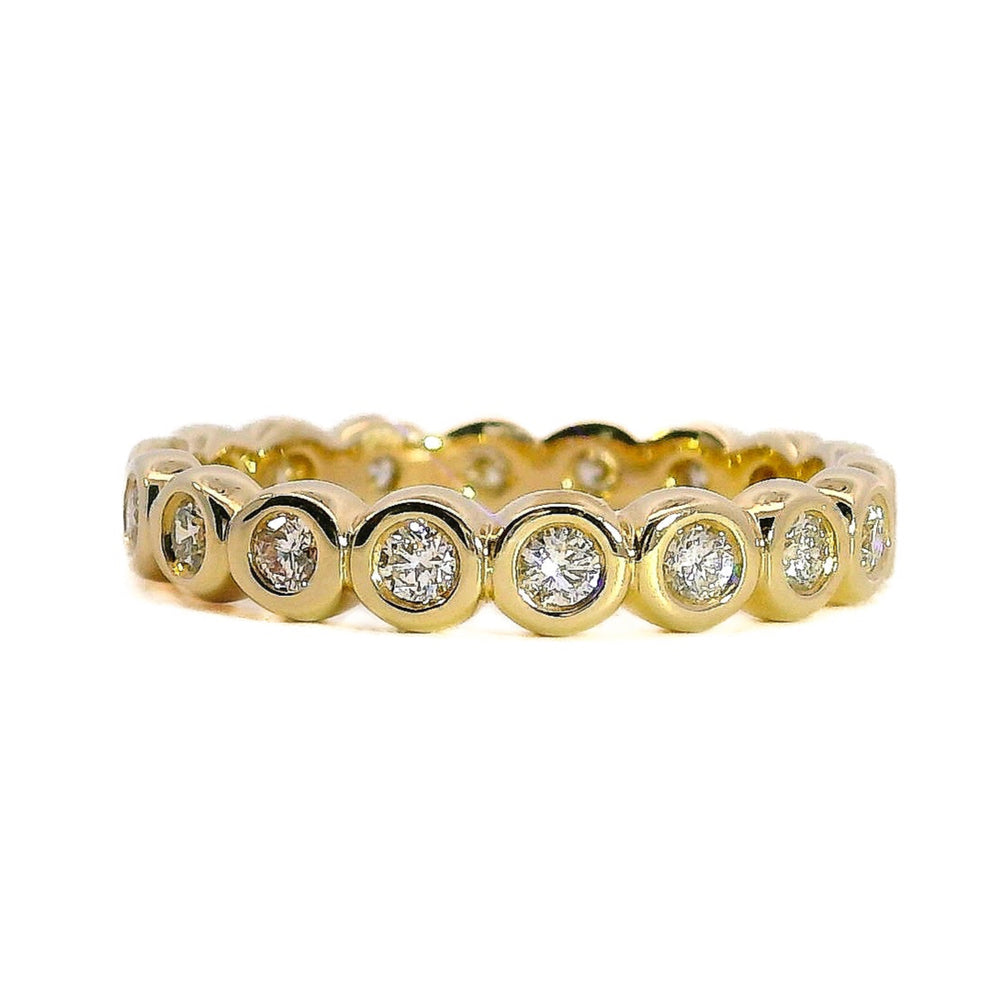 Bezel Set Diamond Eternity Band, 1.57 CTTW - Carter's Collective Fine Jewelry