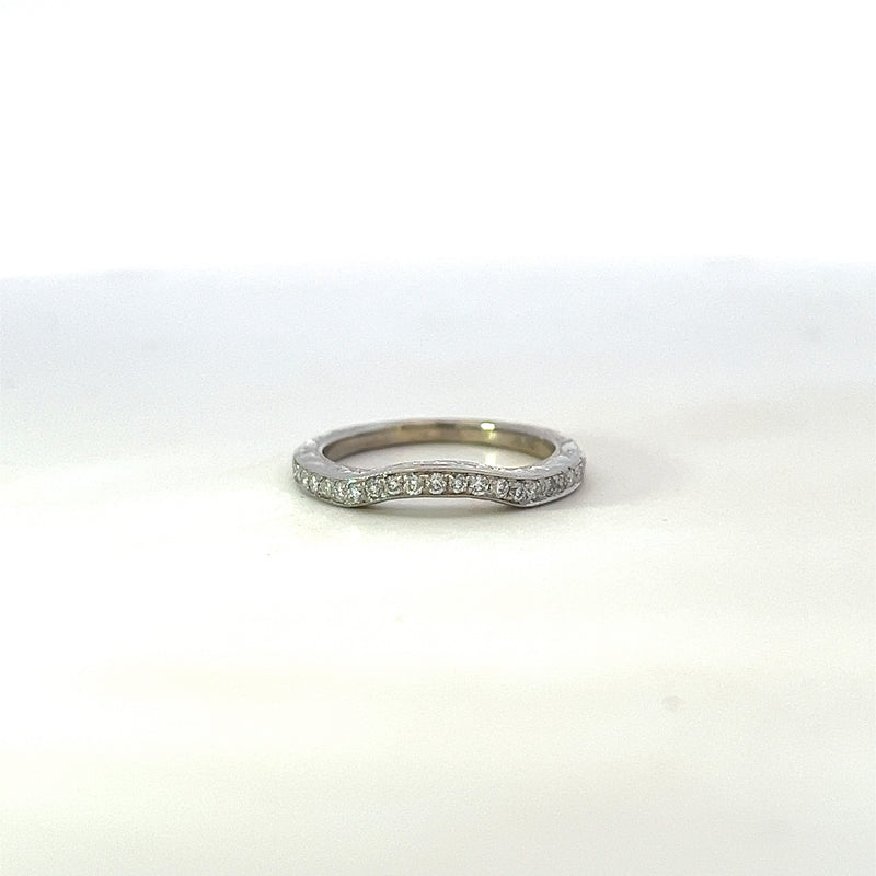 Previously Loved Curved Diamond Wedding Band (Sold As Is)