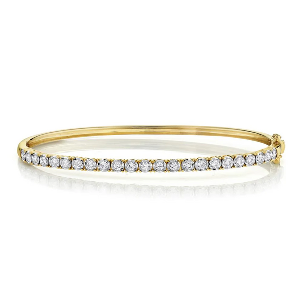 Illusion Set Diamond Bangle Bracelet