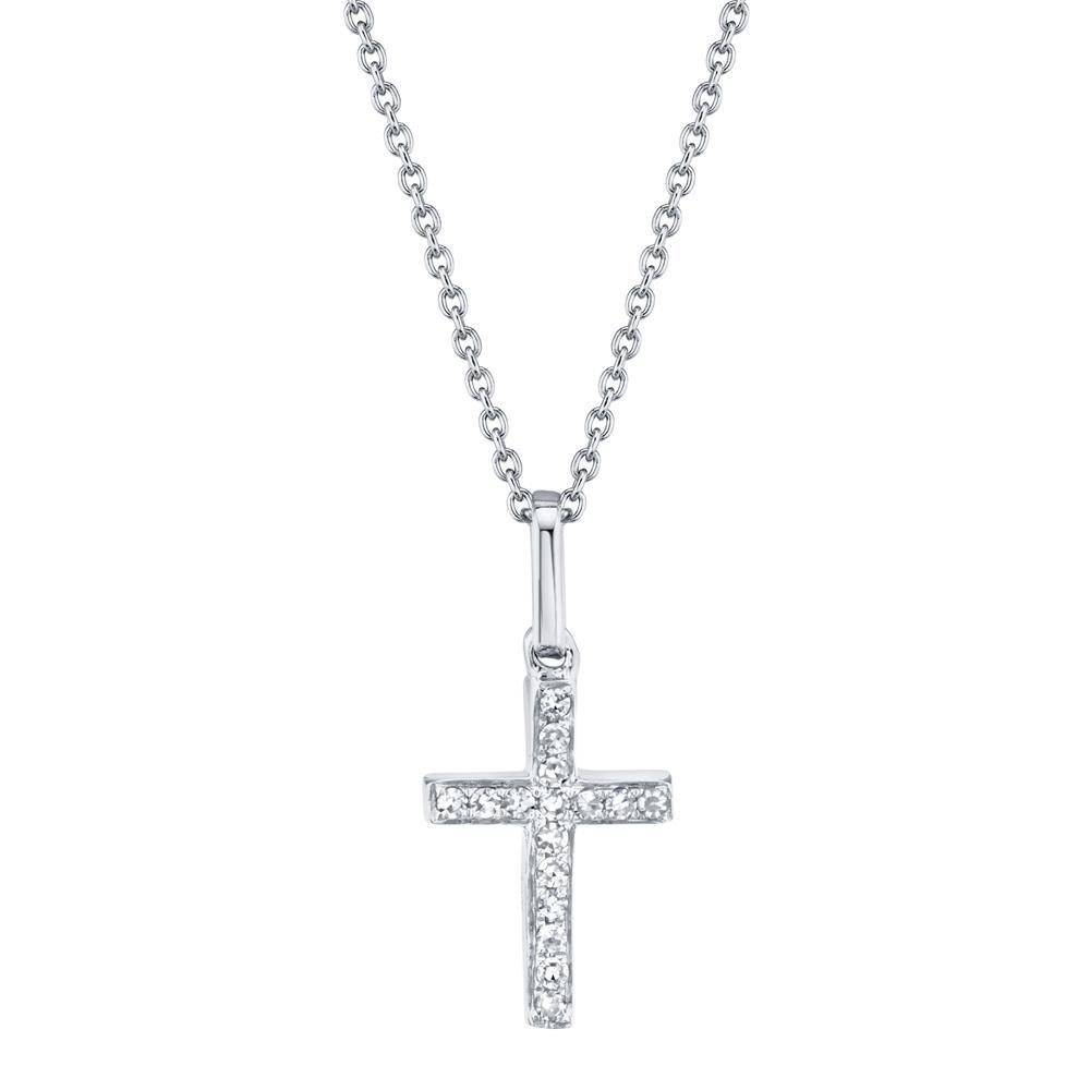 Amelia Diamond Cross Necklace