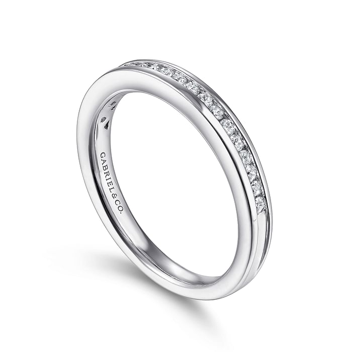 Channel Set Diamond Stackable Ring Wedding Band - Carter's Collective Fine Jewelry