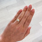 Round Bezel Illusion Solitaire Engagement Ring Setting (Does Not Include Center Stone) - Carter's Collective Fine Jewelry