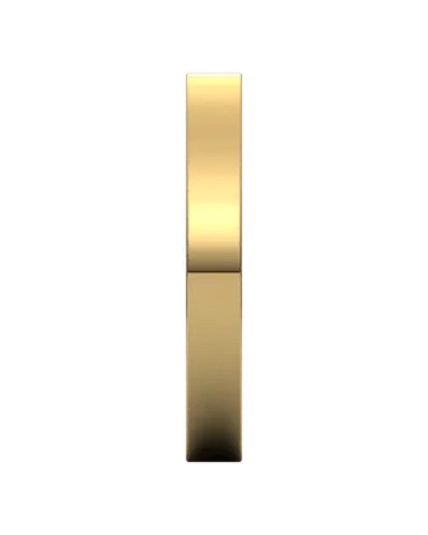 Yellow Gold Flat Spacer Band