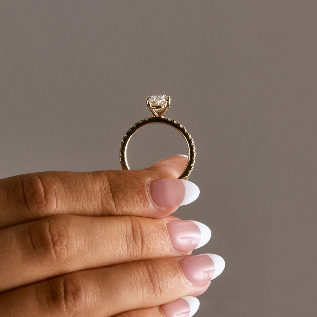 Iris Customizable Lab Grown Diamond Engagement Ring - Carter's Collective Fine Jewelry