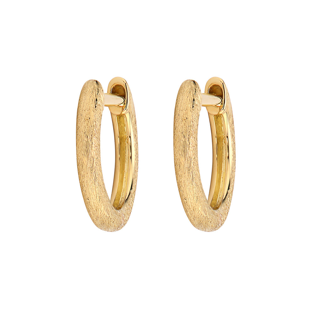 Jude Frances Plain Delicate Hoops (Pair)