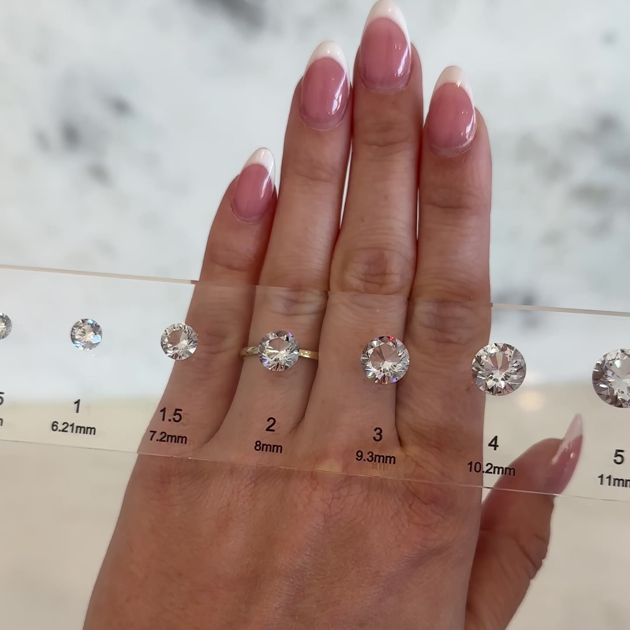 Buy lab created diamond engagement ring online