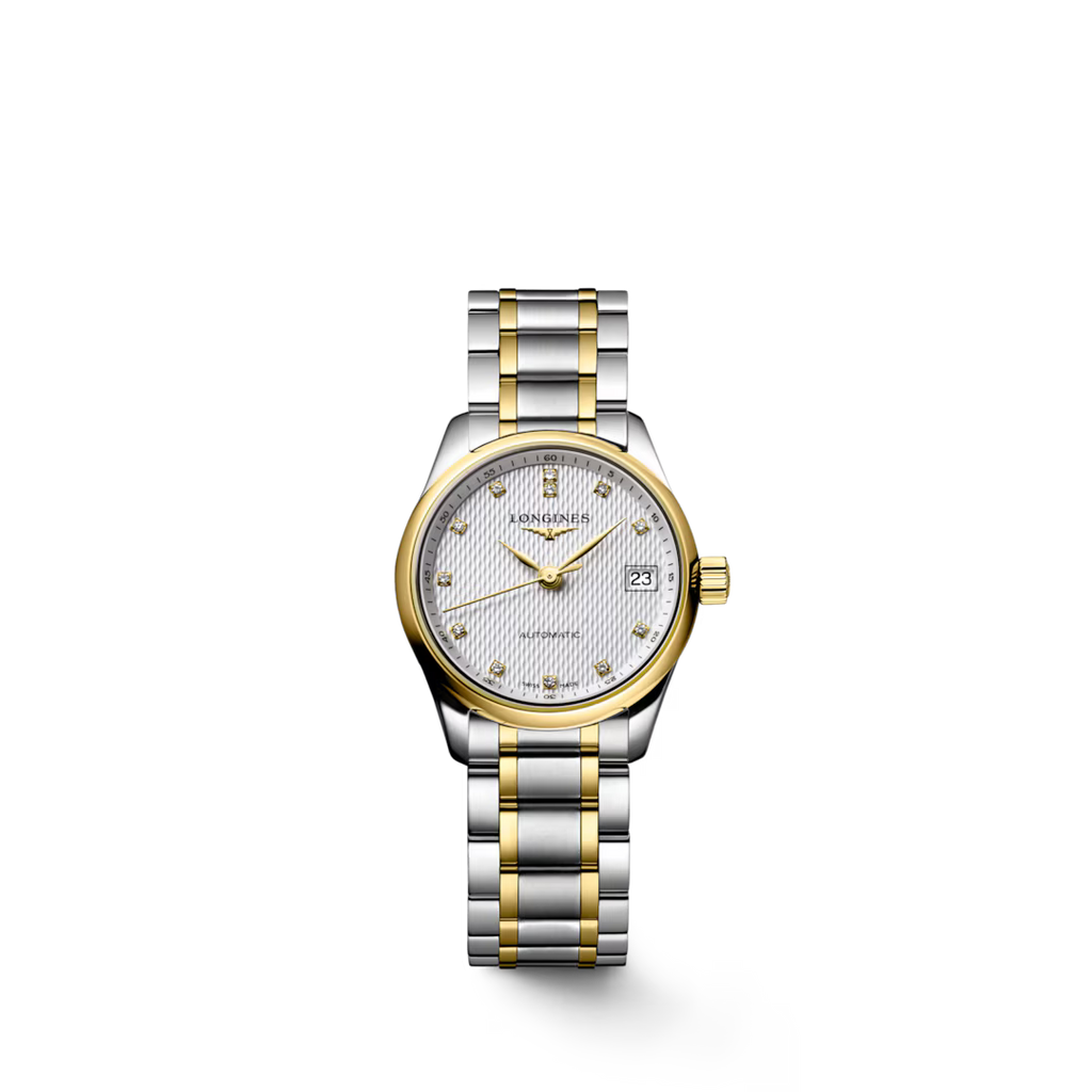 Longines Master Collection Watch with 18K Gold, 25.5mm - Carter's Collective Fine Jewelry