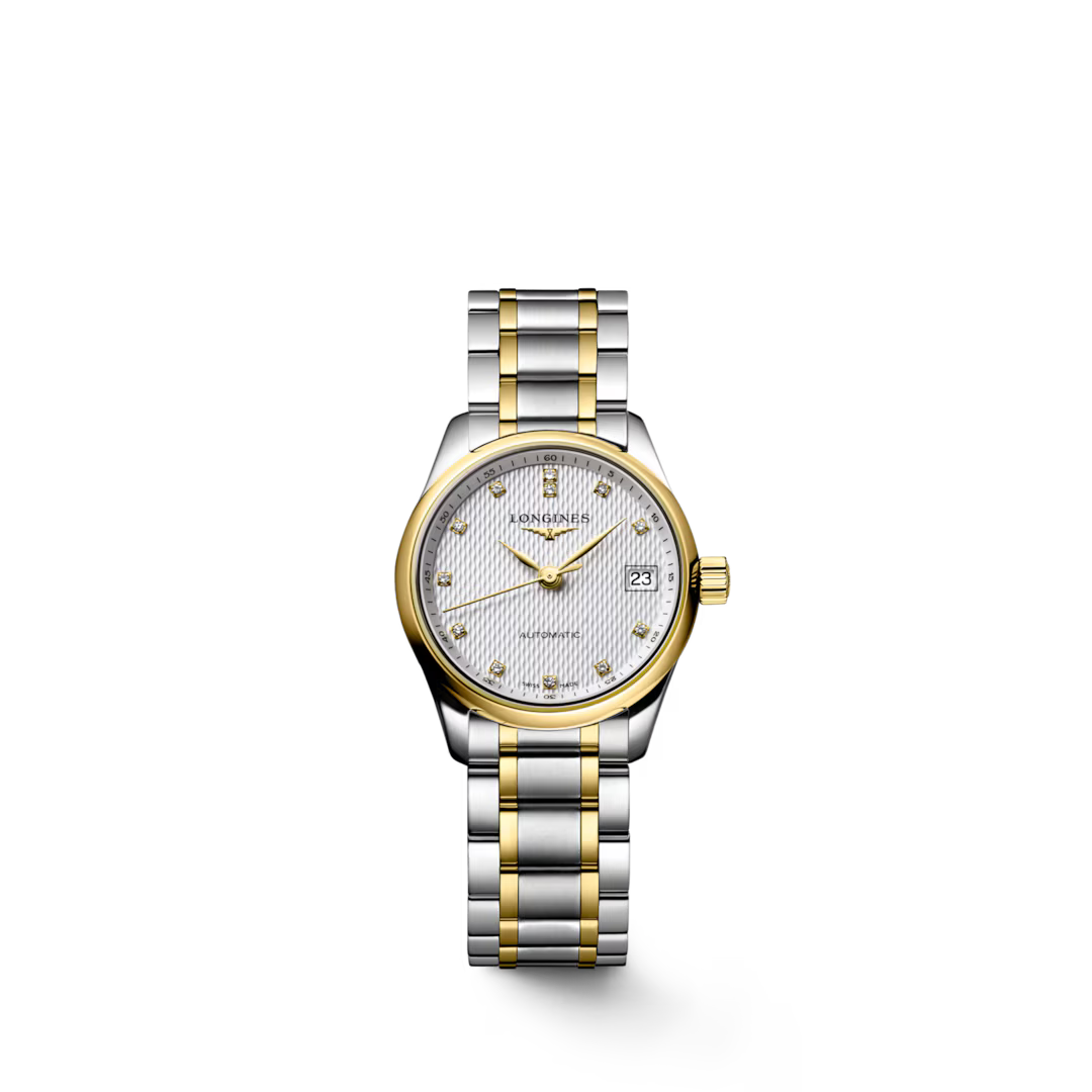 Longines Master Collection Watch with 18K Gold, 25.5mm - Carter's Collective Fine Jewelry