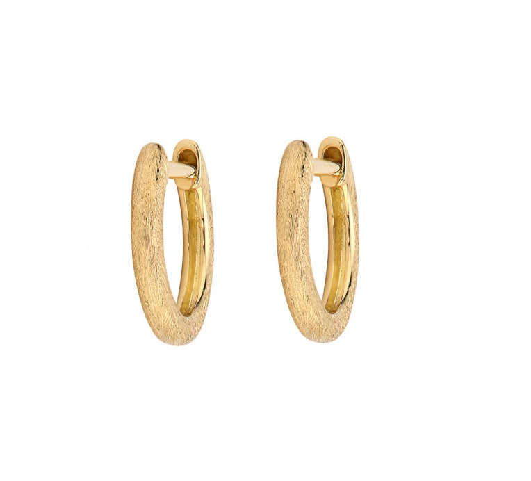 Jude Frances Plain Delicate Hoops (Pair)