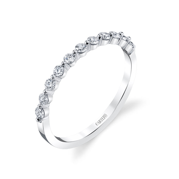 Orchid Shared Prong Diamond Band