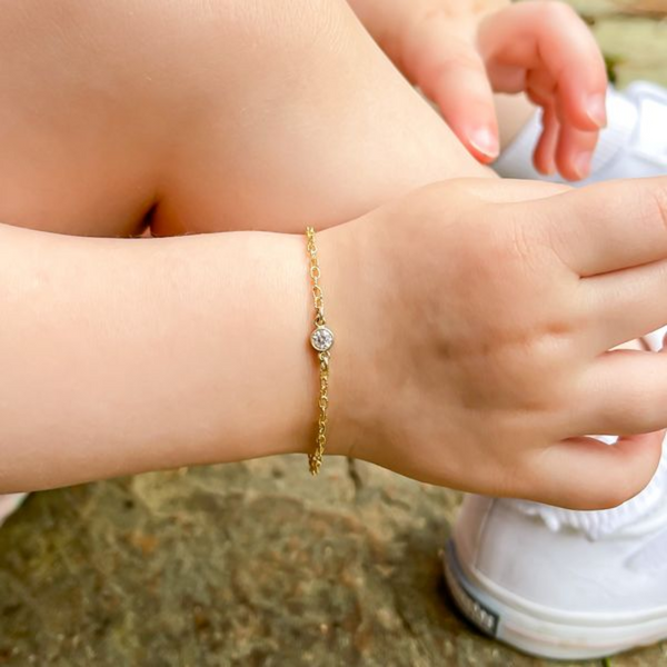 Add-A-Diamond Baby Bracelet