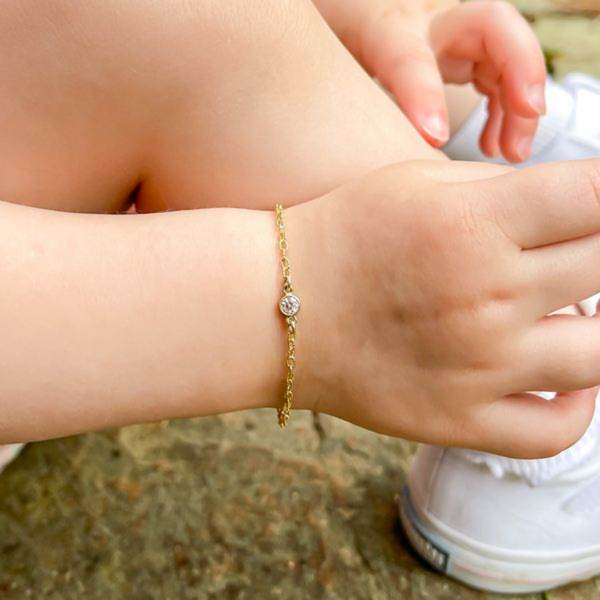 Add A Diamond Baby Bracelet 5 Inches 2
