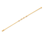 Gold and Diamond Name Eternity Bracelet - Carter's Collective Fine Jewelry